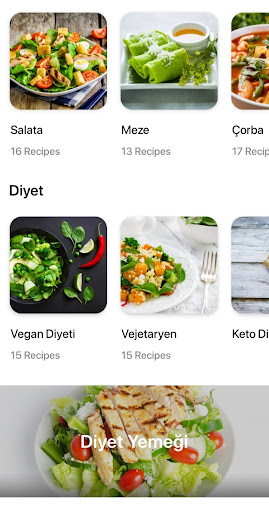 Sağlıklı Tarifler uygulaması PC