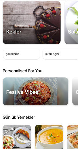 Sağlıklı Tarifler uygulaması PC