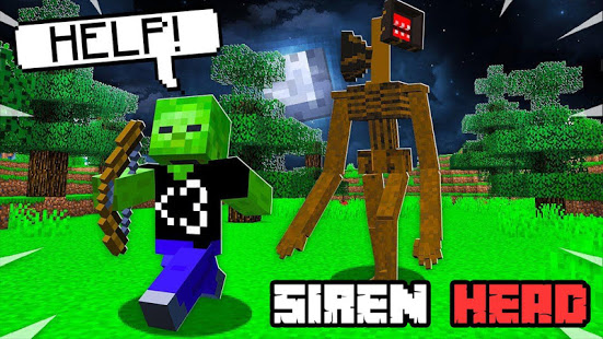 Baixar e jogar Mod Siren Head Horror para minecraft no PC com MuMu