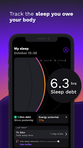 RISE: Sleep Tracker پی سی