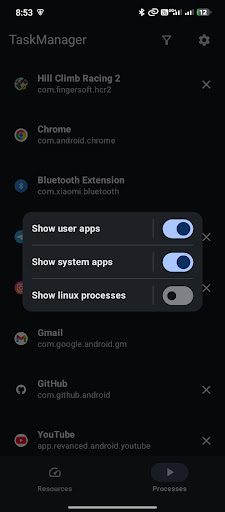 TaskManager - [Shizuku/Root] پی سی