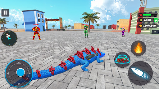 Crocodile Animal Robot Games পিসি