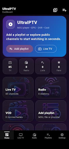 UltraIPTV M3U IPTV Player PC