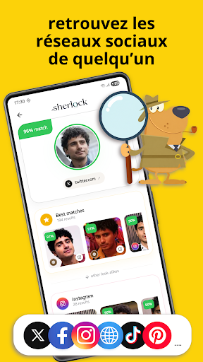 Sherlock: Recherche Visage IA PC