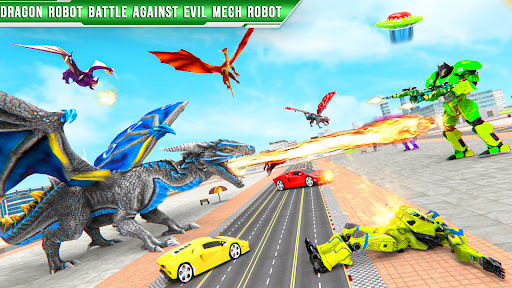 Giochi di robot drago volante PC