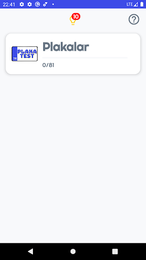 komputer Plaka Quiz- 81 il Plaka Testi