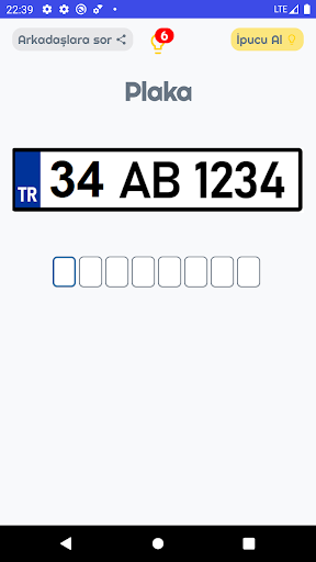 komputer Plaka Quiz- 81 il Plaka Testi
