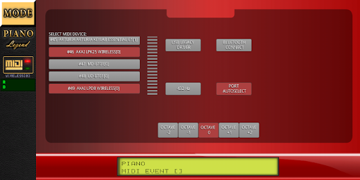 Piano MIDI Legend PC