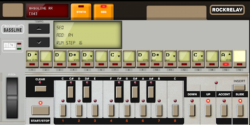 Synthesizer TB 303 Bassline PC