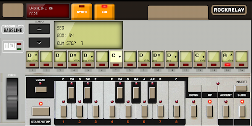 Synthesizer TB 303 Bassline PC