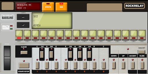 Synthesizer TB 303 Bassline PC