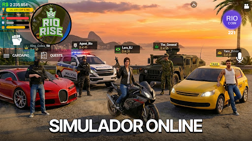 komputer RioRise－Jogo Simulador De Vida