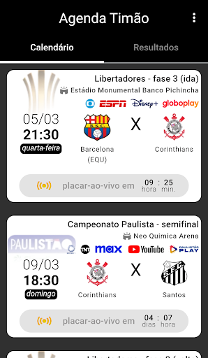 Agenda do Timão PC
