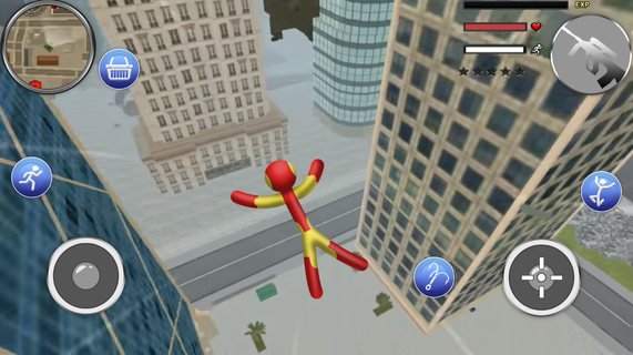 Spider Stickman Rope - Hero of Crime City PC