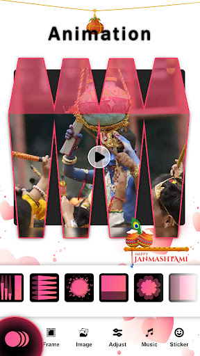 Janmashtami video maker PC