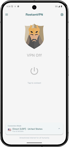 RostamVPN: فیلترشکن سریع وامن PC