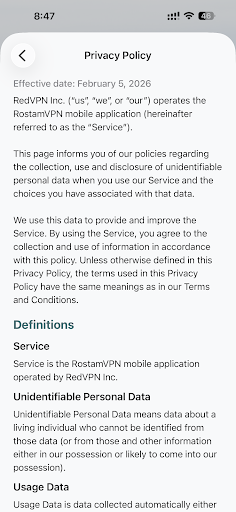 RostamVPN: Fast & Secure VPN PC