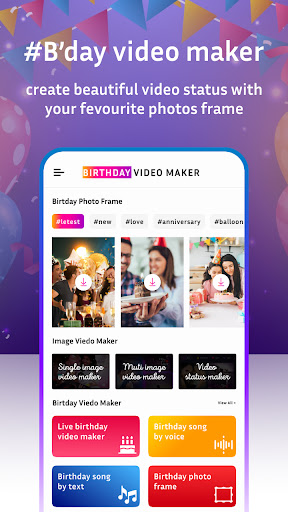 Birthday Video Maker & Editor PC