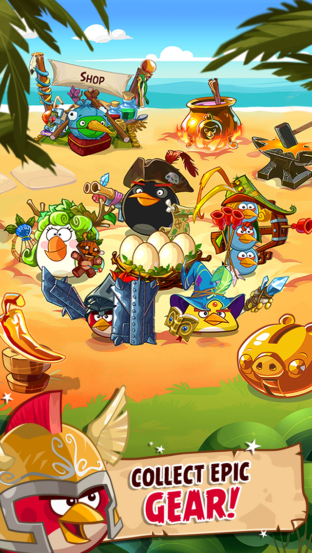 Download Angry Birds Epic RPG MOD (Unlimited Money) Apk v.3.0.27463.4821  for Android 