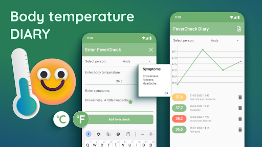 Body Temperature・Fever Tracker پی سی