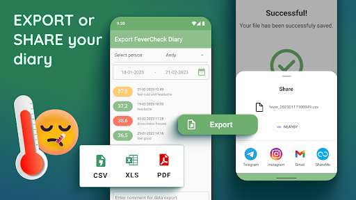 Body Temperature・Fever Tracker پی سی