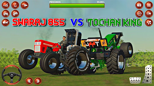 मकई खेती खेल 3डी ट्रैक्टर PC