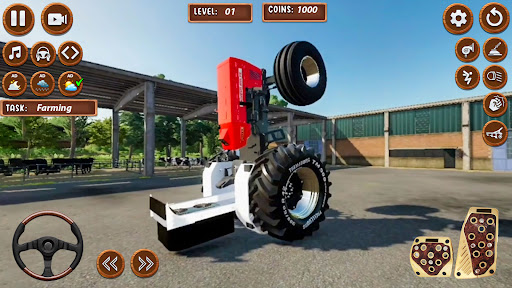 असली भारतीय ट्रैक्टर खेती खेल PC