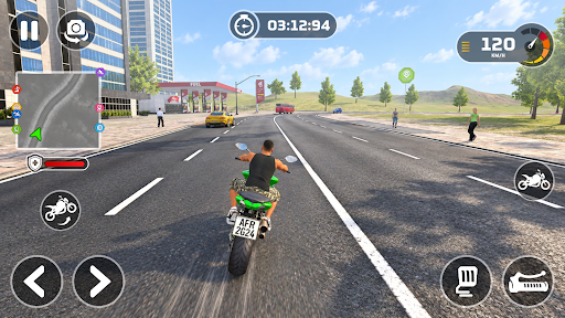 City Gangster Bike Driving 3D পিসি