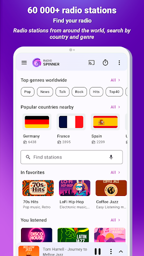 komputer Radio Player: FM AM Live Tuner