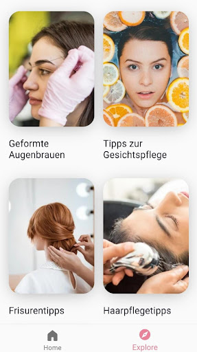 Schönheitspflege-App