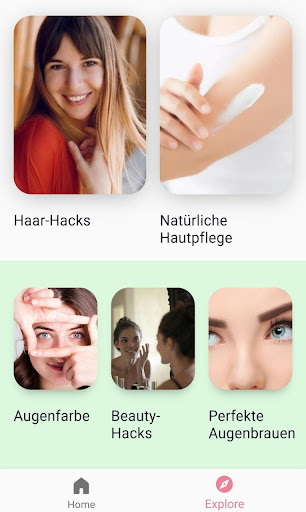 Schönheitspflege-App