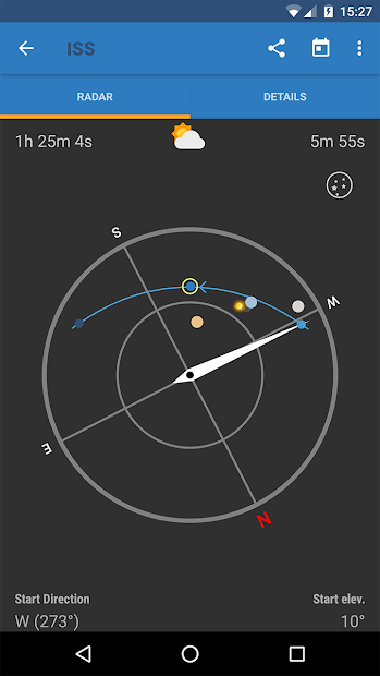 Station Spatiale ISS Detector: suivi par satellite PC