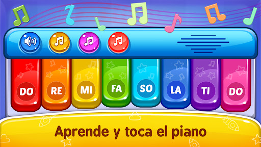 Juegos bebé: piano y teléfono