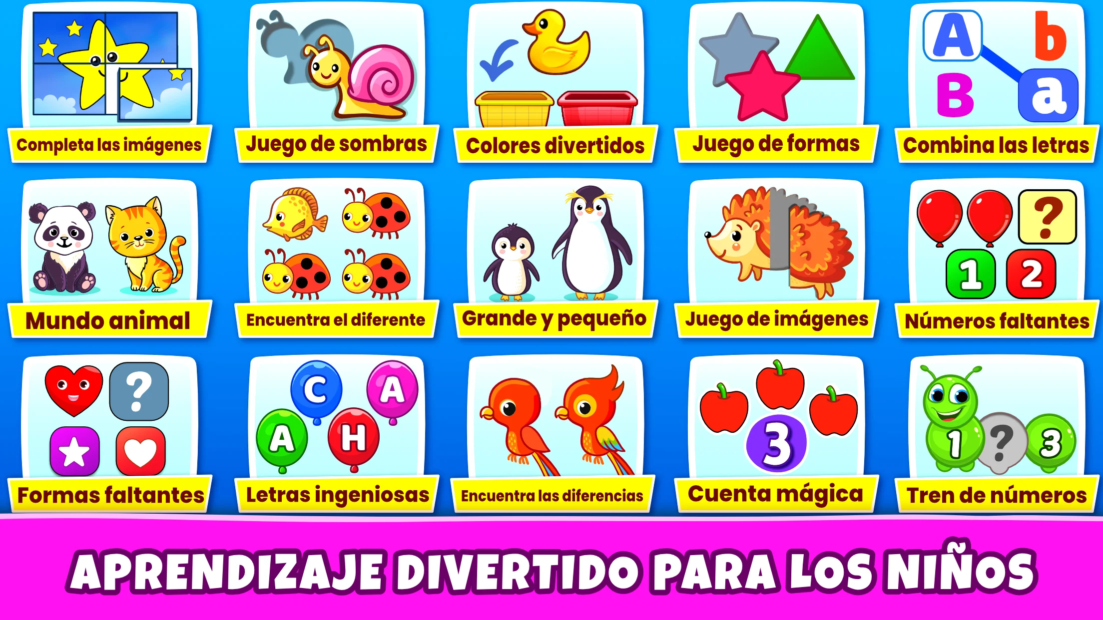 Juegos para niños: edades 3-7 PC