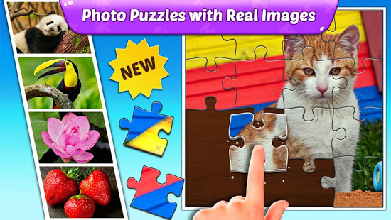 Puzzle Kids - Animals Shapes and Jigsaw Puzzles الحاسوب