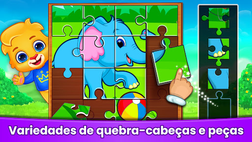 Quebra cabeça infantil jogo 3+ para PC