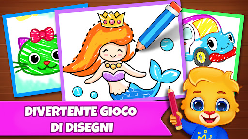 Bambini gioco di disegno