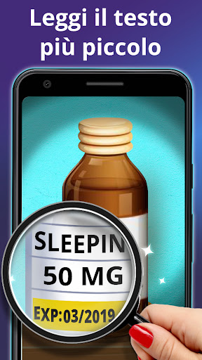 Lente d'ingrandimento + torcia PC