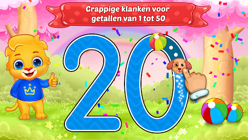 Leer 123 nummers: Reken spel