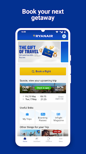 Ryanair الحاسوب