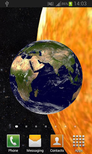 Solar System 3D Live Wallpaper PC