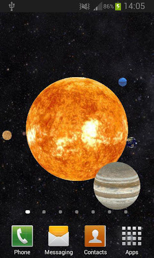 Solar System 3D Live Wallpaper PC