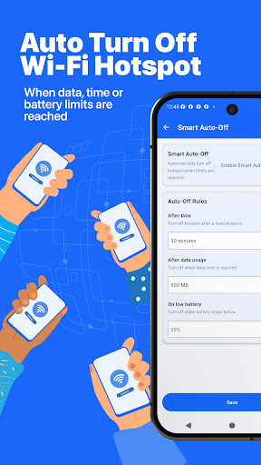 WiFi Hotspot: Auto-Off Manager পিসি