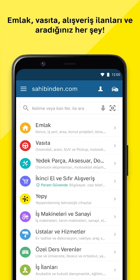 sahibinden.com: Emlak,Araba,Alışveriş ve Diğerleri PC