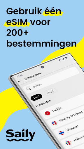 Saily: eSIM voor op reis