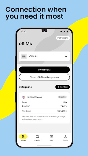 Saily: An eSIM travel app