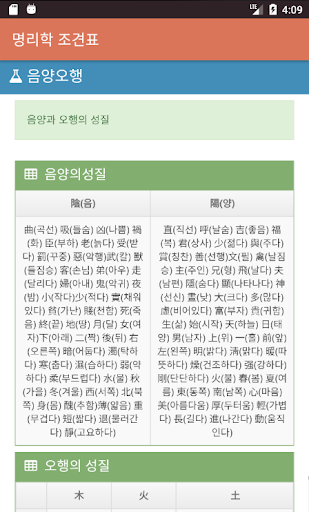 komputer 명리학 조견표