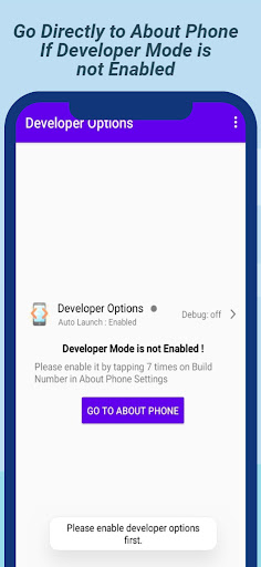 Developer Options PC
