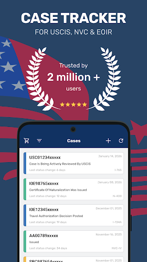 komputer Case Tracker US Immigration