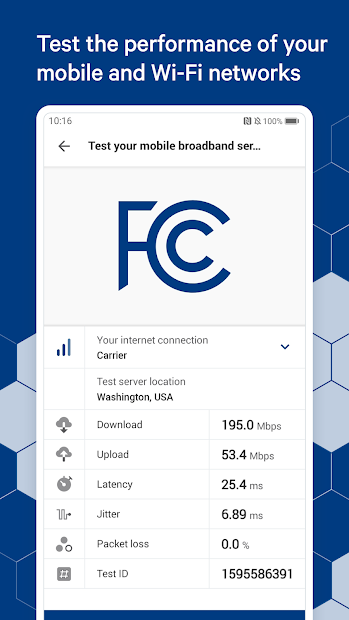 FCC Speed Test PC